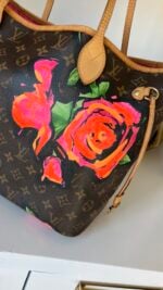Louis Vuitton Neverfull MM Roses - Image 2