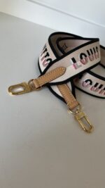 Louis Vuitton Crossbody Jacquard Strap Black Pink - Image 3