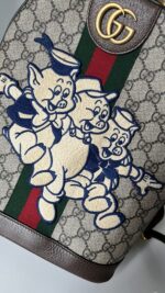 Gucci GG Supreme  Canvas Three Little Pigs Backpack - Image 2