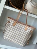 Louis Vuitton Neverfull MM Damier Azur Rose Ballerine