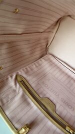 Louis Vuitton Neverfull MM Damier Azur Rose Ballerine - Image 14