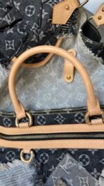 Louis Vuitton Denim Patchwork Cabby XL Shoulder Bag - Image 2