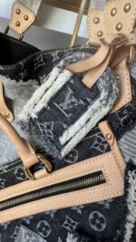 Louis Vuitton Denim Patchwork Cabby XL Shoulder Bag - Image 4