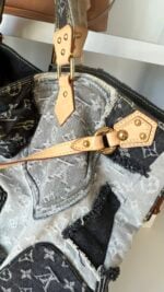 Louis Vuitton Denim Patchwork Cabby XL Shoulder Bag - Image 9