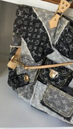 Louis Vuitton Denim Patchwork Cabby XL Shoulder Bag - Image 10