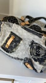 Louis Vuitton Denim Patchwork Cabby XL Shoulder Bag - Image 12