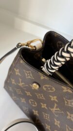Louis Vuitton Monogram Braided Montaigne BB Creme Beige - Image 3