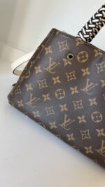 Louis Vuitton Monogram Braided Montaigne BB Creme Beige - Image 7