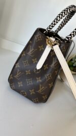 Louis Vuitton Monogram Braided Montaigne BB Creme Beige - Image 8