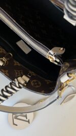 Louis Vuitton Monogram Braided Montaigne BB Creme Beige - Image 13