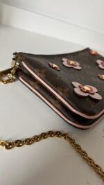 Louis Vuitton Monogram Blooming Flowers Double Zip Pochette - Image 12