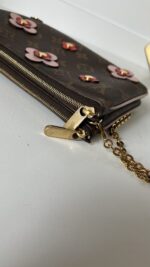 Louis Vuitton Monogram Blooming Flowers Double Zip Pochette - Image 6