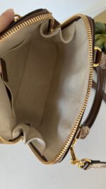 Gucci Mini Horsebit 1955 Top Handle Crossbody Supreme Brown - Image 7