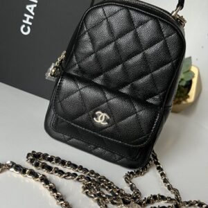 Chanel Mini Classic Backpack Black Caviar