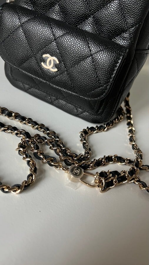 Chanel Mini Classic Backpack Black Caviar - LVLENKA Luxury