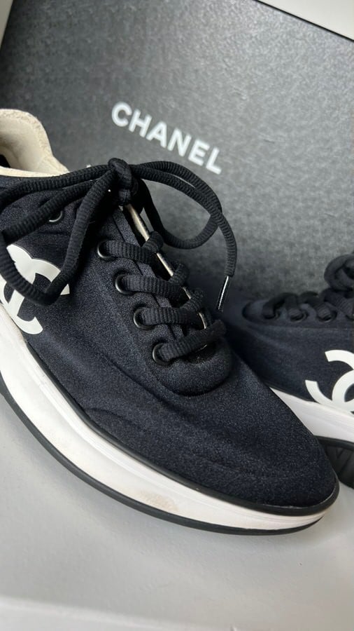 Chanel Sneakers 36.5 - LVLENKA Luxury Consignment