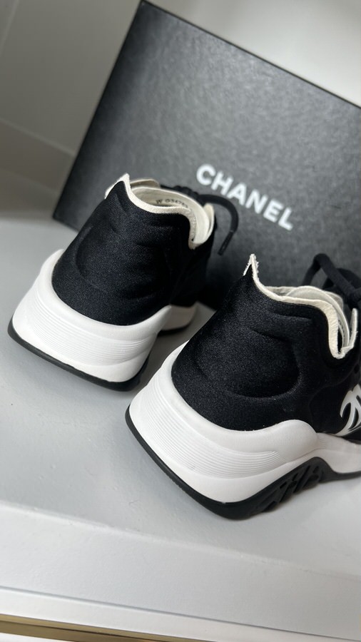 ヴィンテージシャネルC H A N E L.36.5 Vintage Chanel Heels Shoes Womens 36.5 Black Double C CC