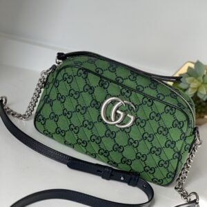 Gucci Green Small Marmont Crossbody