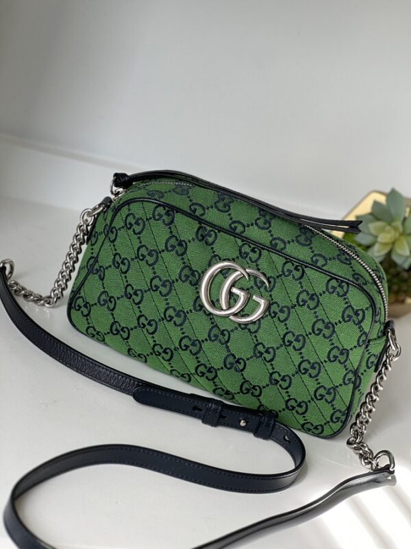 Gucci Green Small Marmont Crossbody