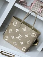 Louis Vuitton Neverfull MM Empreinte Kaki Cream