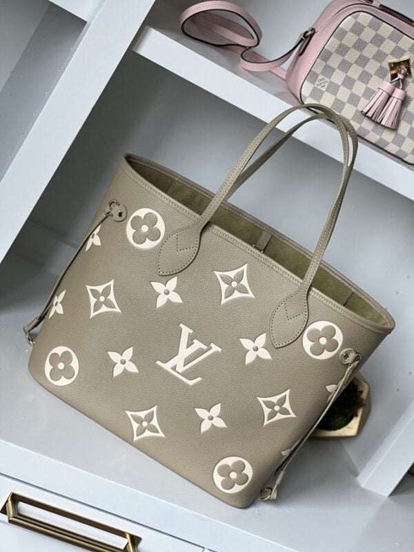 Louis Vuitton Neverfull MM Empreinte Kaki Cream - Image 1