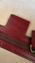 Gucci Black Diagonal Quilted GG Leather Marmont Bamboo Top Handle Shoulder Bag - Image 9