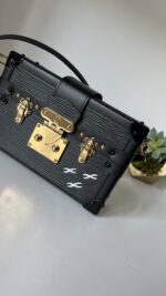 Louis Vuitton Petite Malle Epi Black - Image 3