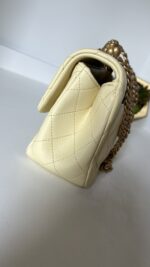 Chanel Lambskin Quilted Mini Pearl Crush Flap Yellow - Image 4