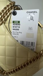 Chanel Lambskin Quilted Mini Pearl Crush Flap Yellow - Image 7