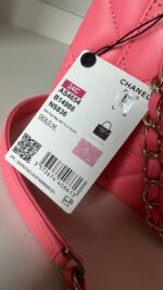 Chanel 24C Cruise Top Handle Coral Lambskin 3 Way - Image 8