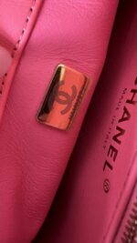 Chanel 24C Cruise Top Handle Coral Lambskin 3 Way - Image 16