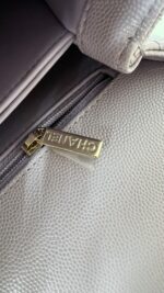 Chanel Caviar Quilted Mini Coco Handle Flap Light Purple - Image 14