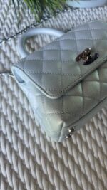 Chanel Extra Mini Coco Top Handle Iridescent Caviar Mermaid Hardware - Image 4