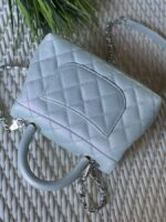 Chanel Extra Mini Coco Top Handle Iridescent Caviar Mermaid Hardware - Image 8