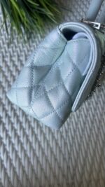 Chanel Extra Mini Coco Top Handle Iridescent Caviar Mermaid Hardware - Image 9