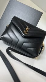 YSL Toy LouLou Black Aged Gold Hardware - Image 2