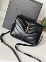 YSL Toy LouLou Black Aged Gold Hardware