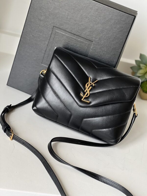 YSL Toy LouLou Black Aged Gold Hardware - Image 1