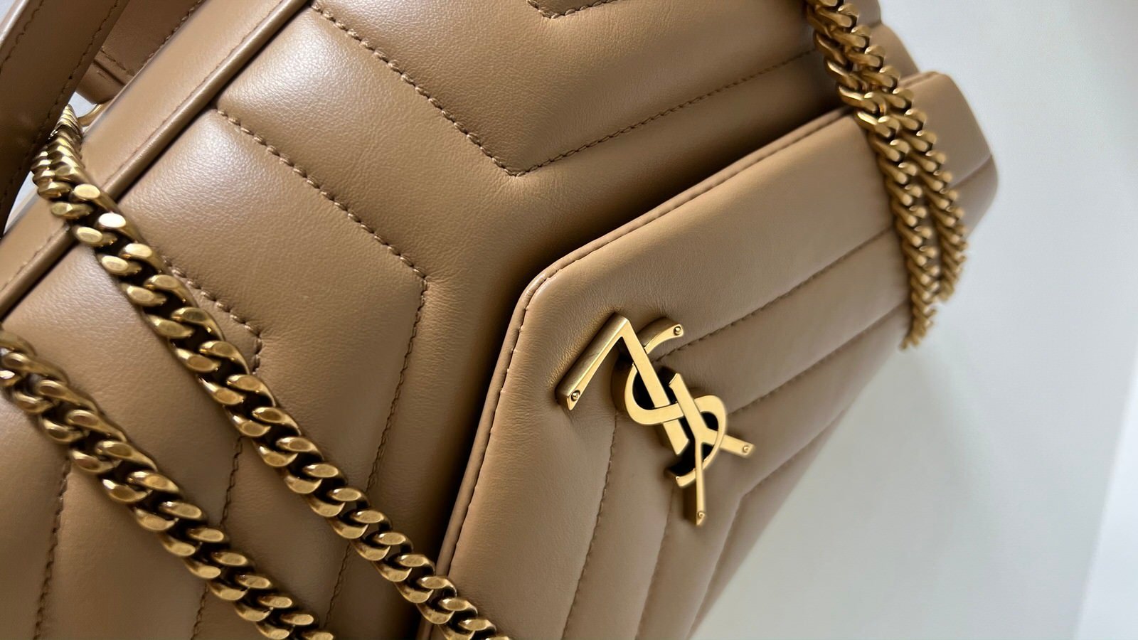 YSL Small LouLou Natural Tan - LVLENKA Luxury Consignment