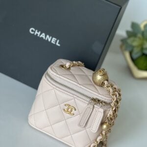 Chanel Mini Vanity Pearl Crush Lambskin