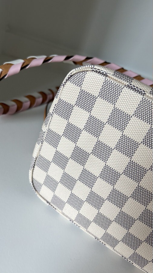 Louis Vuitton Neverfull MM Braided Handle Damier Azur With Pouch - LVLENKA  Luxury Consignment