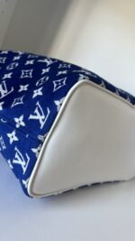 Louis Vuitton Neverfull MM Blue White No Pouch - Image 5