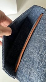 Celine Claude Denim Chain Shoulder Bag - Image 12