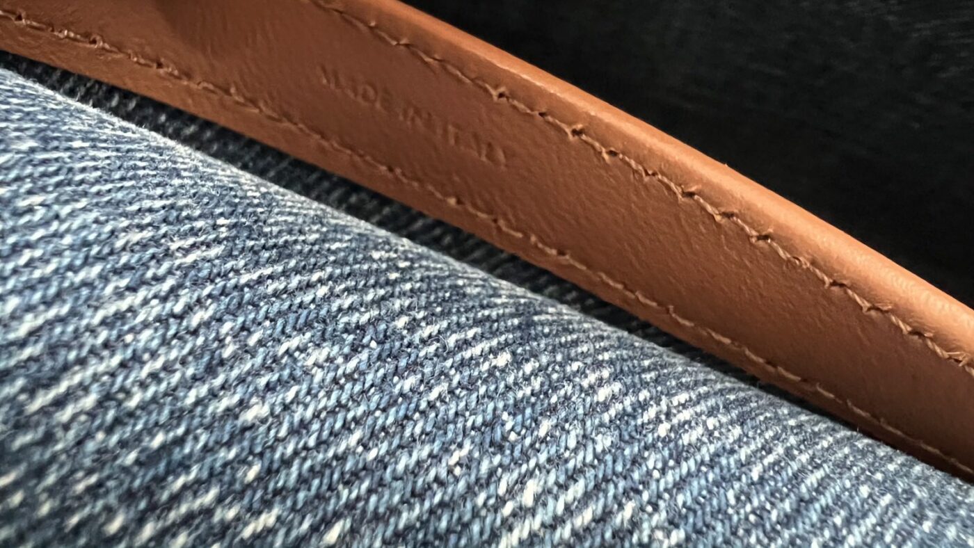 Celine Claude Denim Chain Shoulder Bag - Image 14