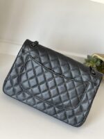 Chanel Jumbo Classic Double Flap Pearly Charcoal Caviar - Image 12