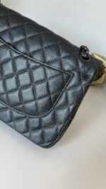 Chanel Jumbo Classic Double Flap Pearly Charcoal Caviar - Image 13
