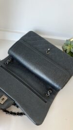 Chanel Jumbo Classic Double Flap Pearly Charcoal Caviar - Image 16