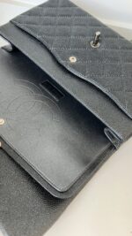 Chanel Jumbo Classic Double Flap Pearly Charcoal Caviar - Image 18