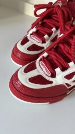 Louis Vuitton Sneakers Since 1854 Red 9 Men (LV) - Image 5