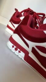 Louis Vuitton Sneakers Since 1854 Red 9 Men (LV) - Image 6